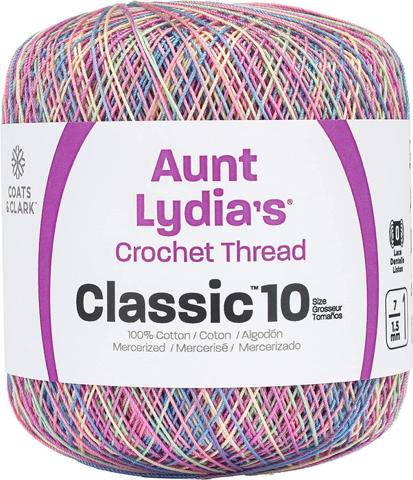 Aunt Lydia's Classic Crochet Thread Size 10-Pastels