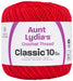 Aunt Lydia's Classic Crochet Thread Size 10-Atom Red