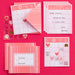 Martha Stewart - Valentine Card and Envelope Set - 18 Set