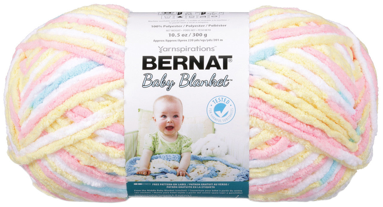 Bernat Baby Blanket Big Ball Yarn-Pitter Patter