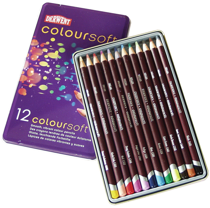 Derwent- Coloursoft Color Pencil 12 Set