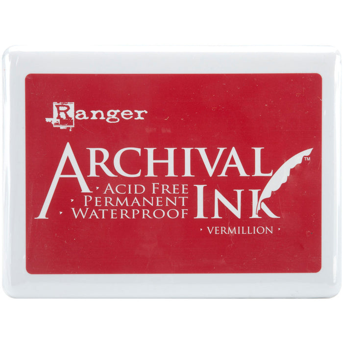 Ranger Archival Ink Jumbo Ink Pad #3 Vermillion