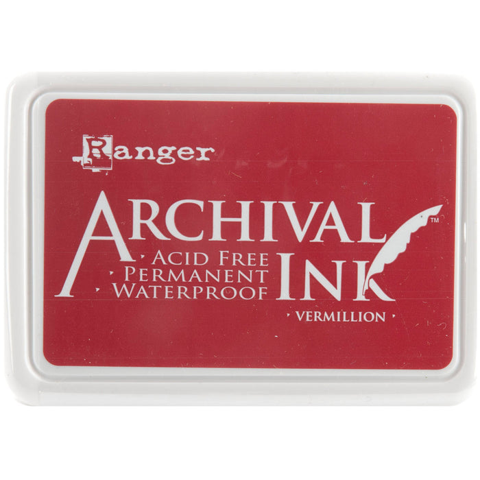 Ranger Archival Ink Pad -Vermillion