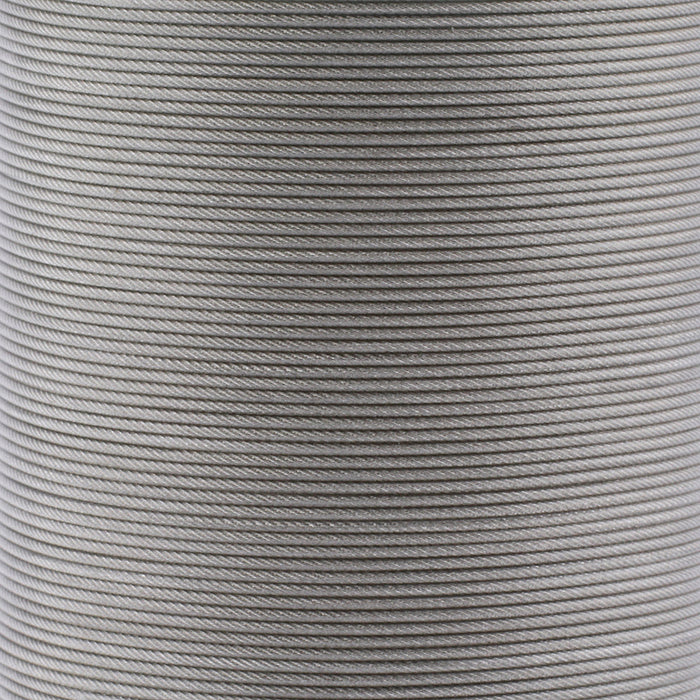 49 Strand Stainless Steel Bead Stringing Wire, .015 in / 0.38 mm, Bright, 10 ft / 3.1 m