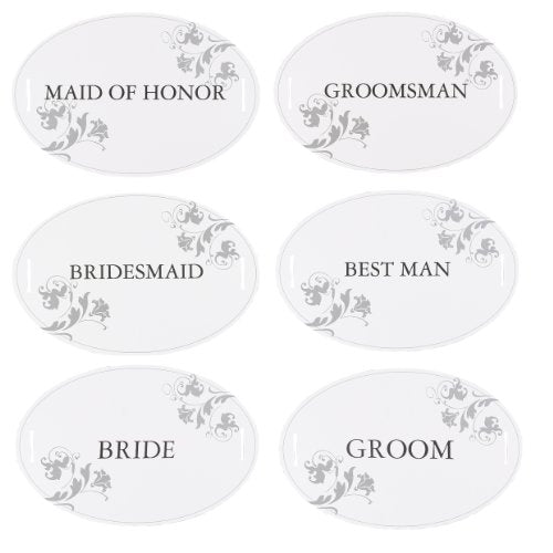 Hortense B. Hewitt - Chair Decorations - Bridal Party 12 Set