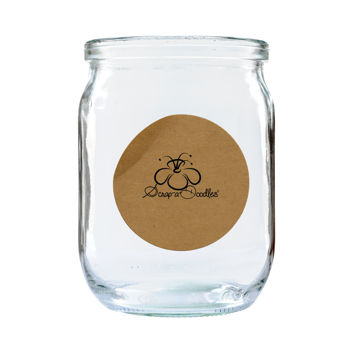 Doodles Cafe - Inkjet Printable Self Adhesive Dark Kraft Sticker Film - A4, 20pk