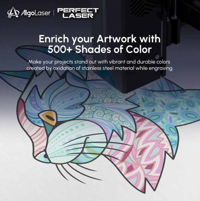 AlgoLaser - Alpha 22W Laser Engraving and Cutting Machine - Doodles Super Kit