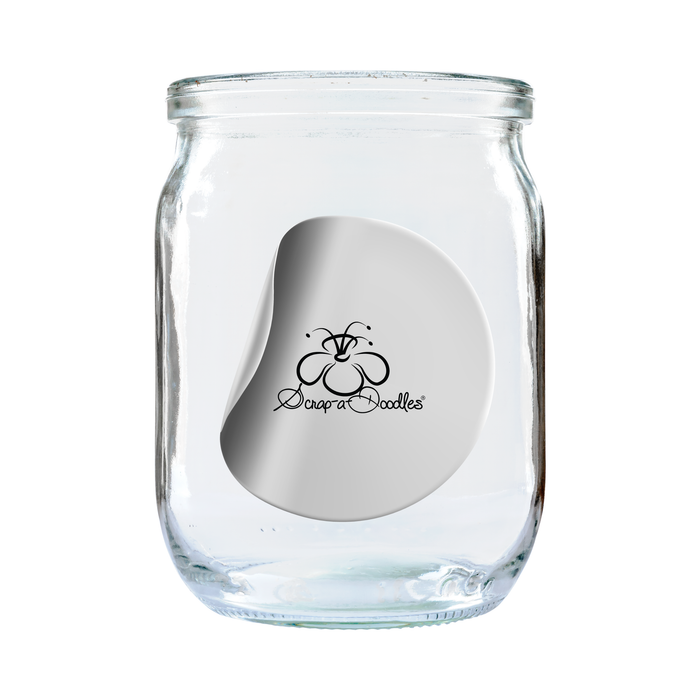 Doodles Cafe - Inkjet Printable Self Adhesive Foil Silver Glossy Sticker Film - A4, 20pk