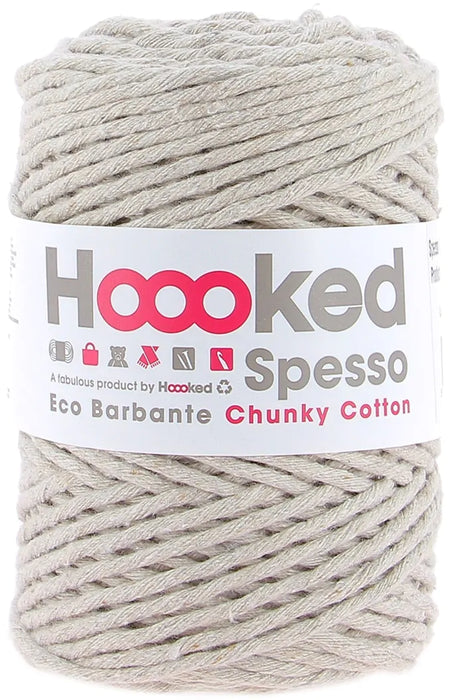 Hoooked Spesso Chunky Cotton Macrame Yarn-Biscuit