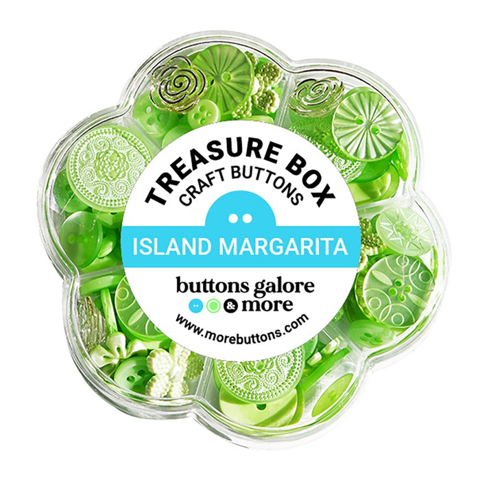 Buttons Galore Treasure Box-Island Margarita