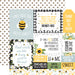 Bee Happy Double-Sided Cardstock 12"X12"-Multi Journaling Cards