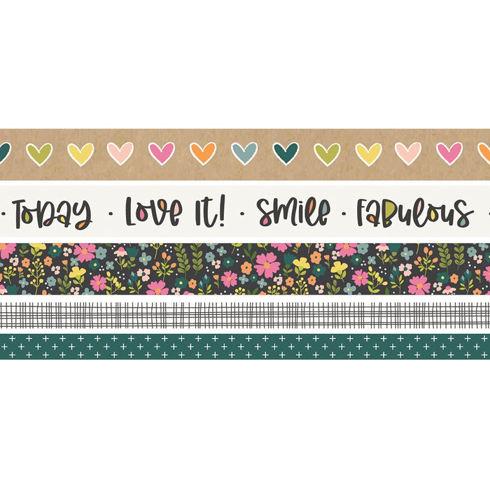 Simple Stories Good Stuff Washi Tape 5/Pkg-