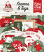 Echo Park Cardstock Ephemera-Frames & Tags, Christmas Time