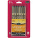 Pigma Micron - Fine Line Set - 0.45mm 6/pkg - Black