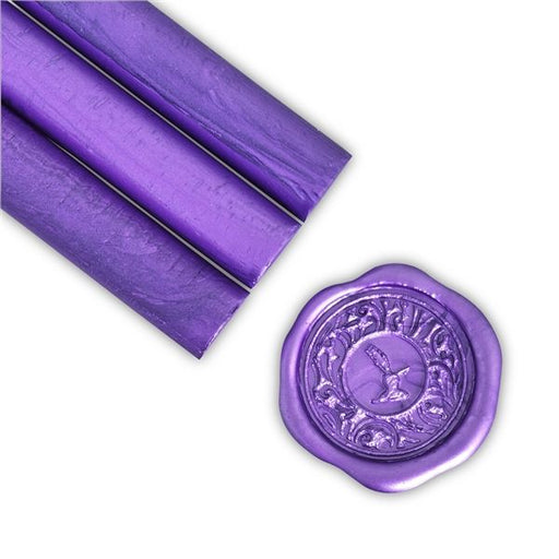 Jax Wax - Flexi Sealing Wax Sticks - Metallic Violet (10 sticks per package)