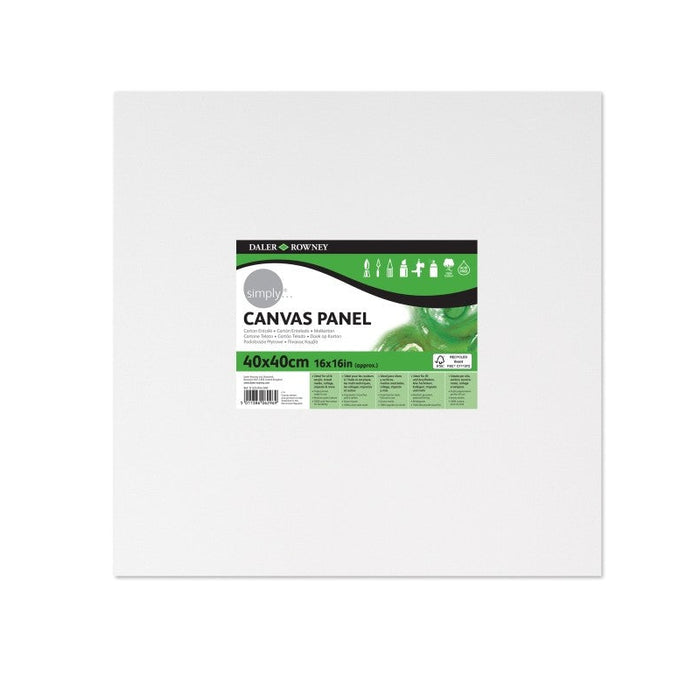 Daler Rowney - Simply Canvas Panel 16"x16" 40x40cm