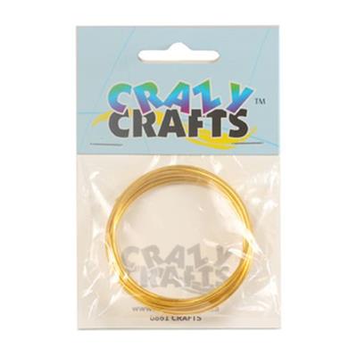 Crazy Crafts - Craft Aluminium Wire - Gold