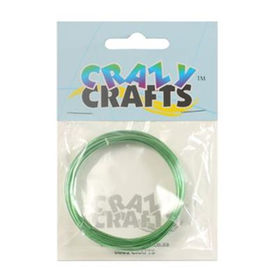 Crazy Crafts - Craft Aluminium Wire - Green