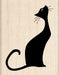 Inkadinkado - Wood Mounted Stamp - Musical Cat