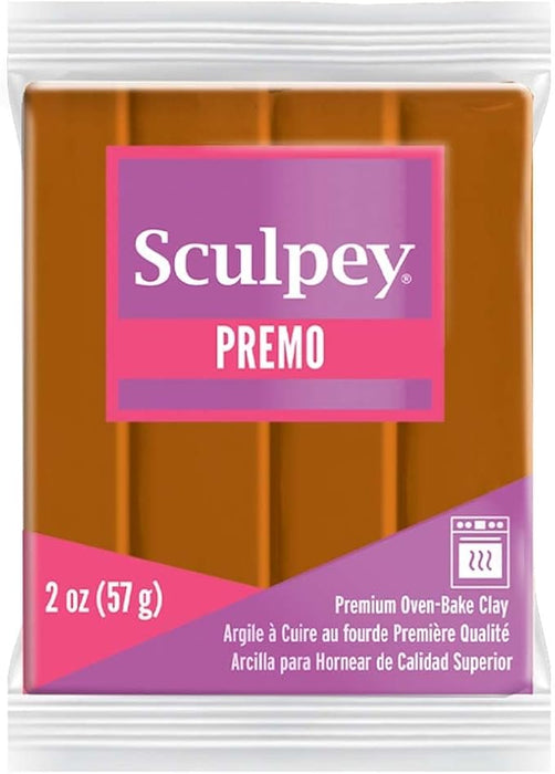 Sculpey Premo Premium Oven-Bake Clay 2oz - Raw Sienna