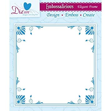 Crafter's Companion - 15cm x 15cm Embossing Folders - Elegant Frame
