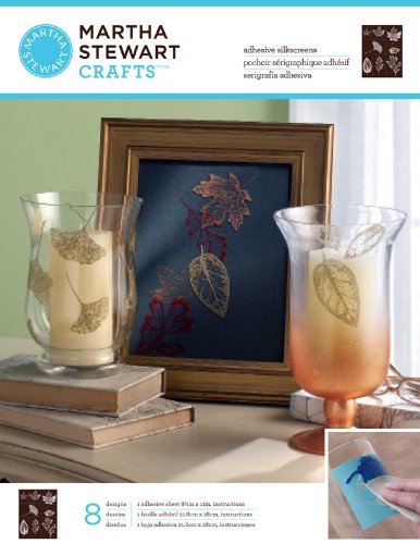 Martha Stewart Crafts - Adhesive Silkscreens - Leaves