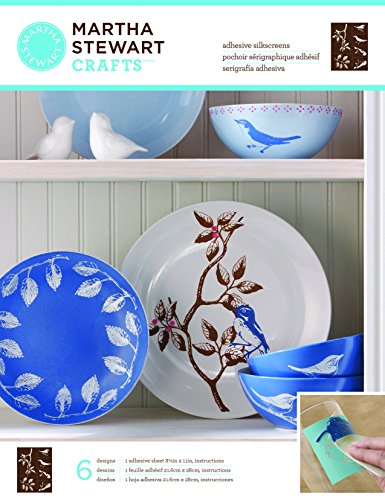 Martha Stewart Crafts - Adhesive Silkscreens - Birds & Branches