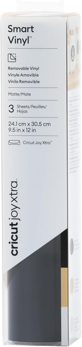 Cricut - Joy Xtra Smart Removable Vinyl Classics Sampler 24.1cm x 30cm (3 Sheets)