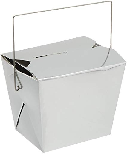 Darice - Noodle Boxes - Metallic Silver