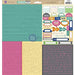 Prima Marketing - Type and Tab Sticker Sheet - All About Me