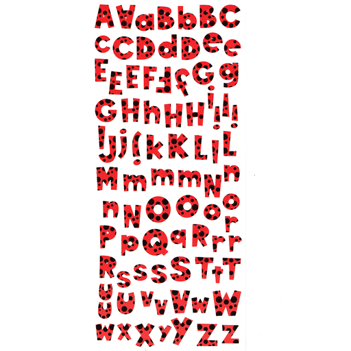 Sticko Ladybug Alphabet Stickers - Large 176pc