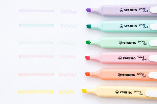 Stabilo - Swing Cool Highlighter Pen and Marker Set - Pastel