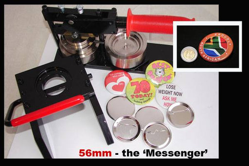 Doodles Cafe - Button Badge Machine - The Messenger - 56mm
