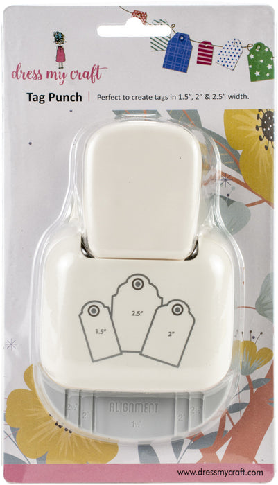 Dress My Craft Designer Punch Rounded Tag