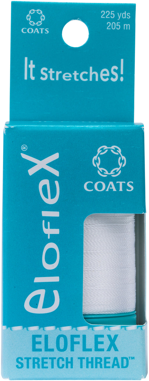 Coats Eloflex Stretch Thread 225yd Box-White