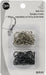 Dritz Bulb Safety Pins 50/Pkg-Black & Nickel