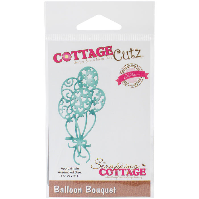 CottageCutz Elites Die-Balloon Bouquet 1.5"X3"