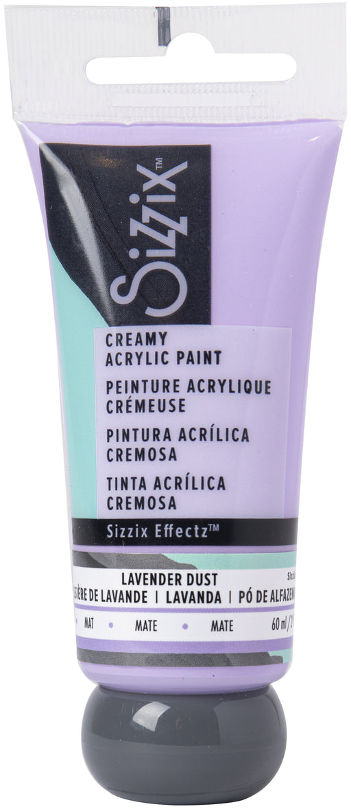 Sizzix Effectz Creamy Matte Acrylic Paint 60ml-Lavender Dust