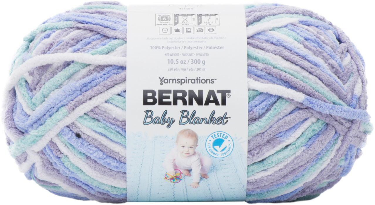 Bernat Baby Blanket Big Ball Yarn-Posey Purple