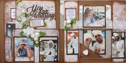 Clidanvilla Scrapper - Double Page DIY Layout Kit - You Are Amazing