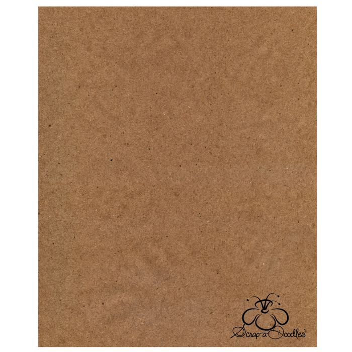 Doodles Cafe - Inkjet Printable Self Adhesive Dark Kraft Sticker Film - A4, 20pk