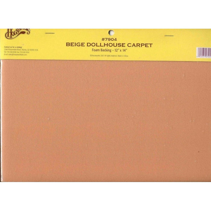 Houseworks - Beige Dollhouse Carpet