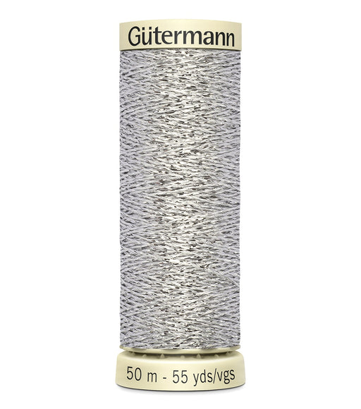 Gutermann Sparkle Metallic Thread 50m/55yd-Silver