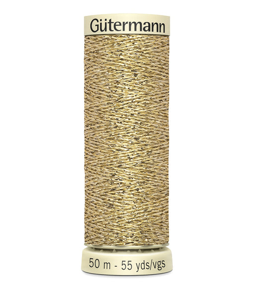 Gutermann Sparkle Metallic Thread 50m/55yd-Gold