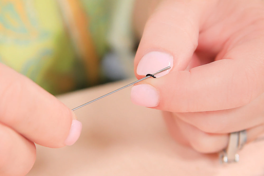 Needle for Elastic Stretch Cord, Stainless Steel, 10.75 in, 27.31 cm / Diameter approx. 0.787 mm / .03 in, 1 pc