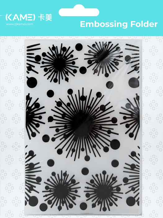 Kamei - 4"x6" Embossing Folder - Explode 4 x 6 inch