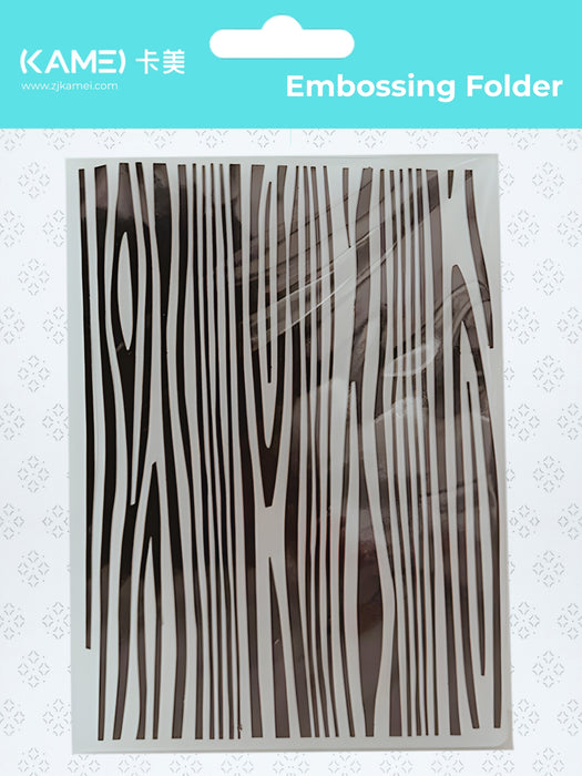Kamei - 4"x6" Embossing Folder - Tree Texture 4 x 6 inch
