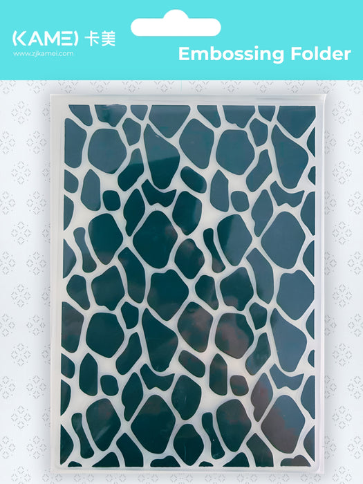 Kamei - 4"x6" Embossing Folder -Animal Skin 4 x 6 inch