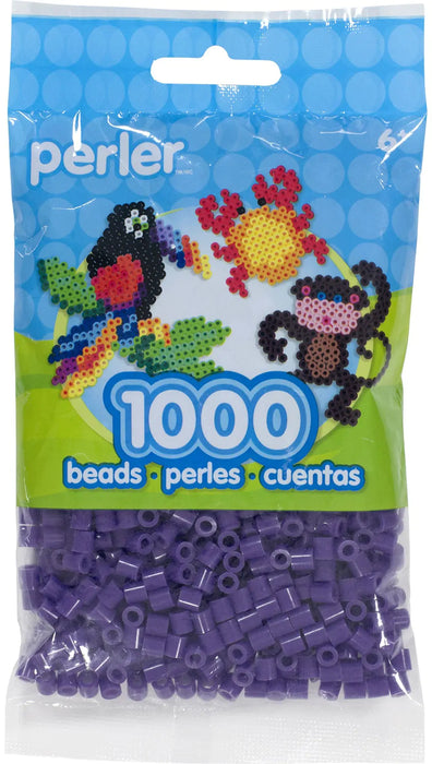 Perler Beads 1,000/Pkg-Grape