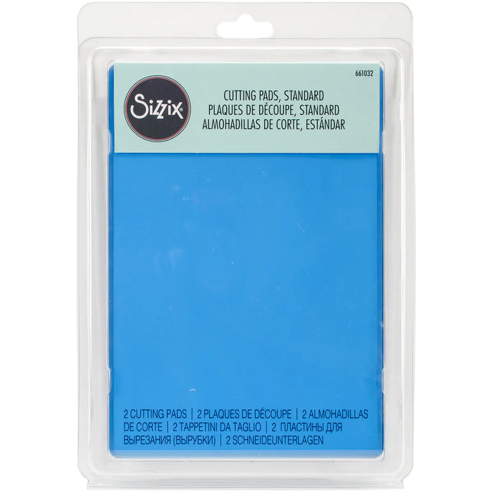 Sizzix BIGkick/Big Shot/Vagabond Cutting Pads 1 Pair-Standard 8.75"X6.125"X.125", Blueberry